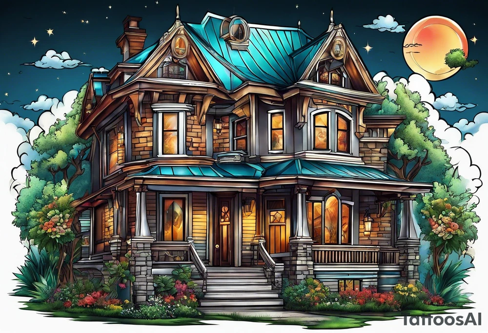 House tattoo idea