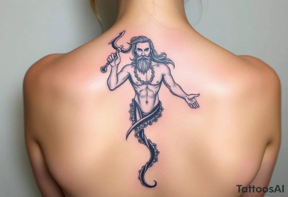 Poseidon tattoo idea