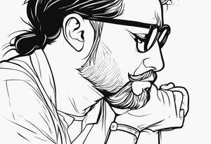 Sad,leo tattoo idea