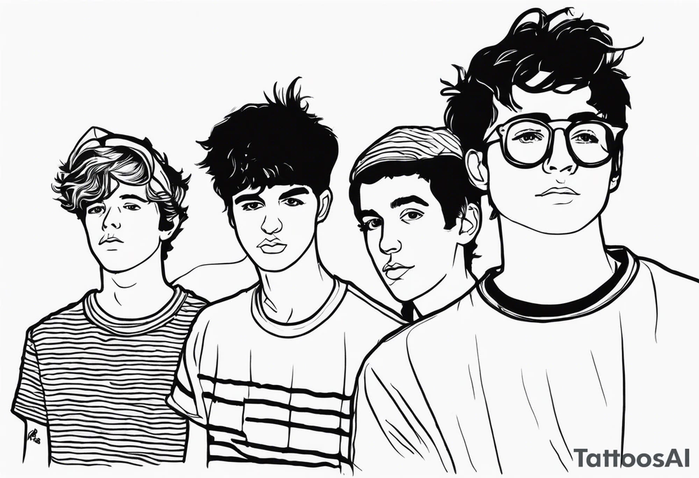the band "Wallows" tattoo idea