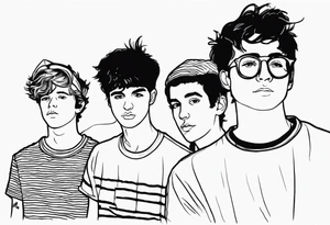 the band "Wallows" tattoo idea