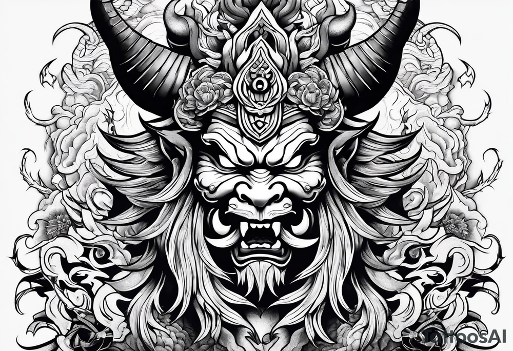 Oni tatoo tattoo idea
