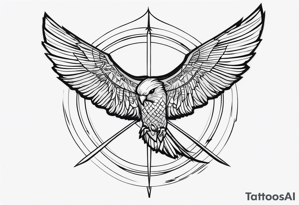 an afghan fighting kite tattoo idea