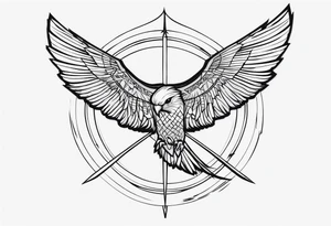 an afghan fighting kite tattoo idea