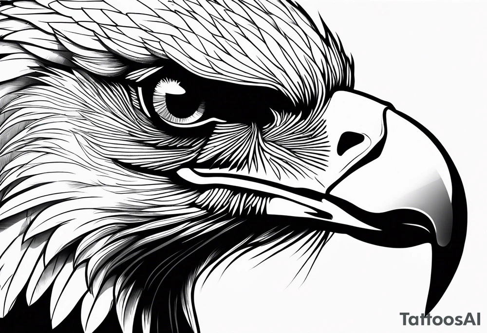 Eagle with compast tattoo idea