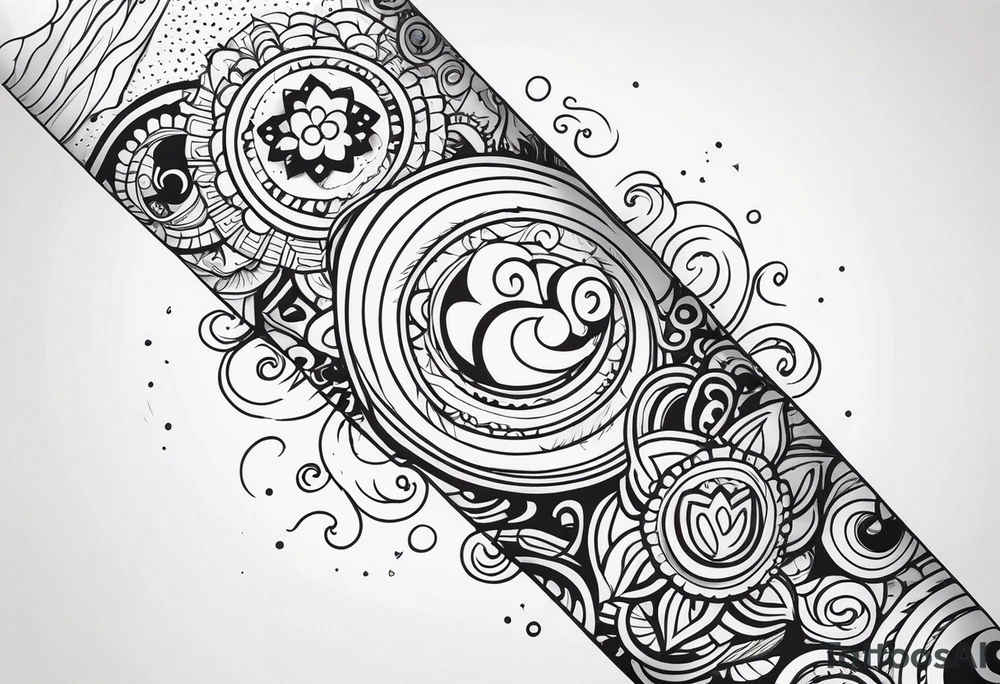 Forearm sleeve tattoo idea