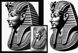 Pharaoh tattoo idea