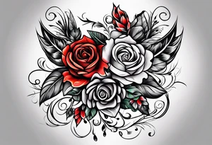 9923 cross together tattoo idea