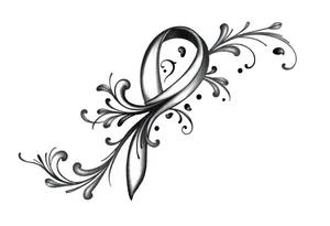 A mental health awareness tattoo for anxiety, depression and bipolar disorders tattoo idea