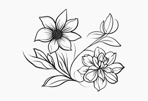 Create a small minimalistic tattoo for mothers and daughters tattoo idea