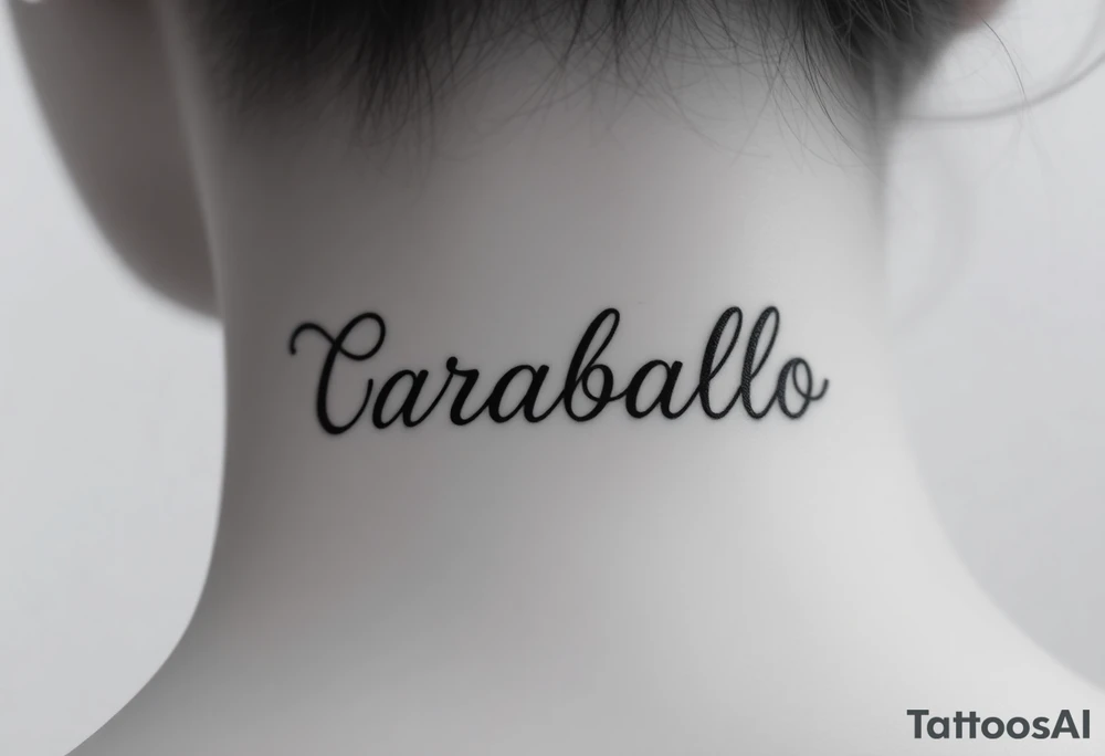 Caraballo tattoo idea