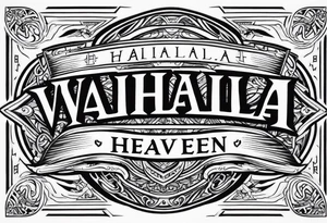 Valhalla heaven tattoo idea
