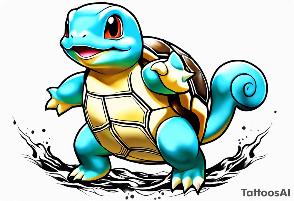 Squirtle tattoo idea