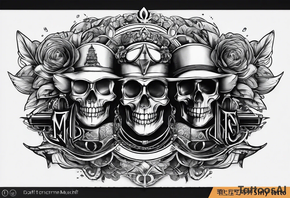 Daft Punkt musik tattoo idea