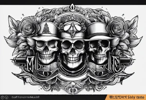 Daft Punkt musik tattoo idea