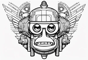 Futurama Bender Head tattoo idea