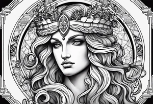 GEMINIS CON POSEIDON tattoo idea