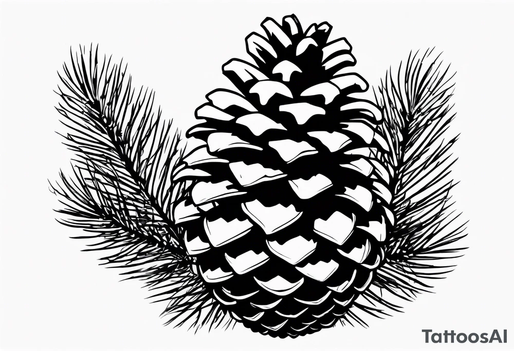 Small
Solo Pine tree
Pinecone
Silhouette tattoo idea