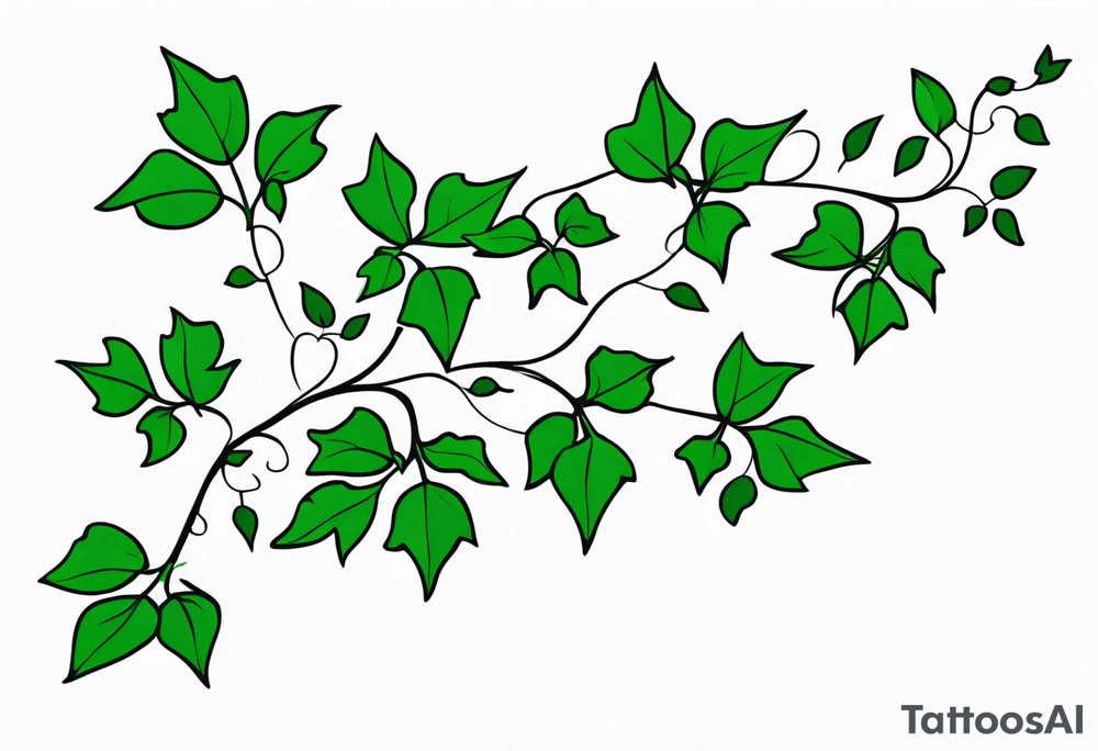 Vine Ivy tattoo idea