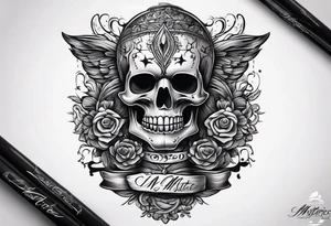 Driftwood stick tattoo idea
