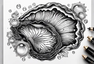 Mother of pearl oyster beautiful
Underwater tattoo idea