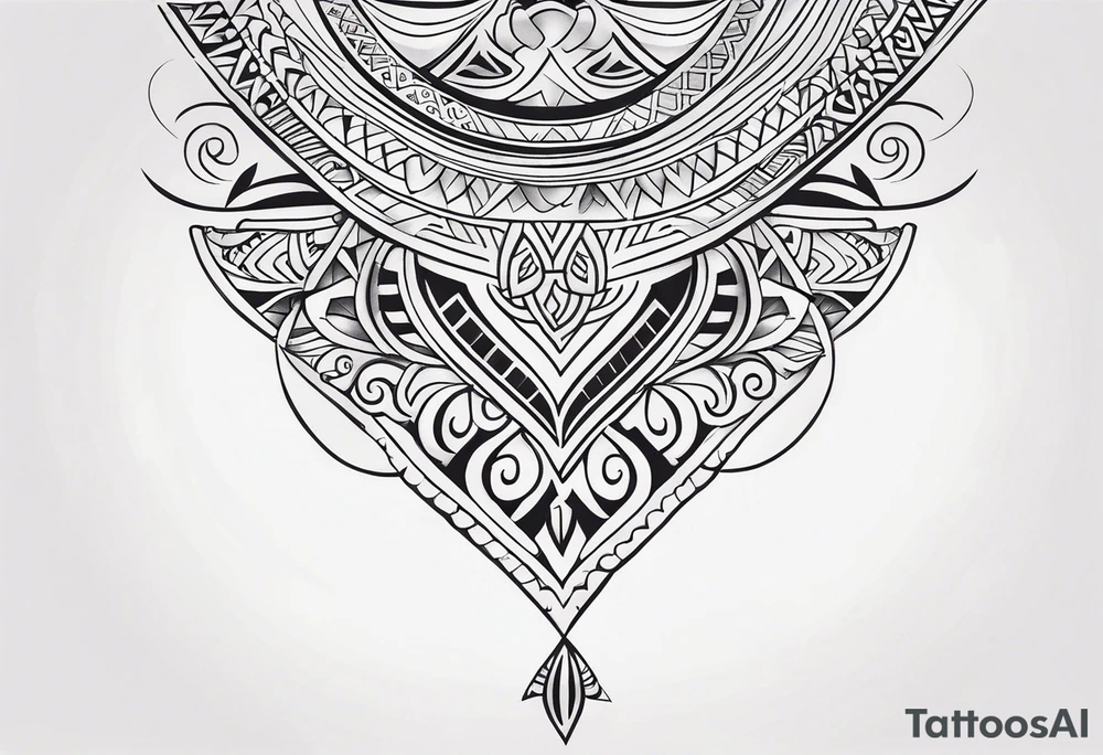 maori neck design tattoo tattoo idea