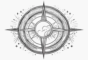 sagittarius sun rising with Jupiter and harmony open to change with purity and path to enlightenment 
tattoo] tattoo idea