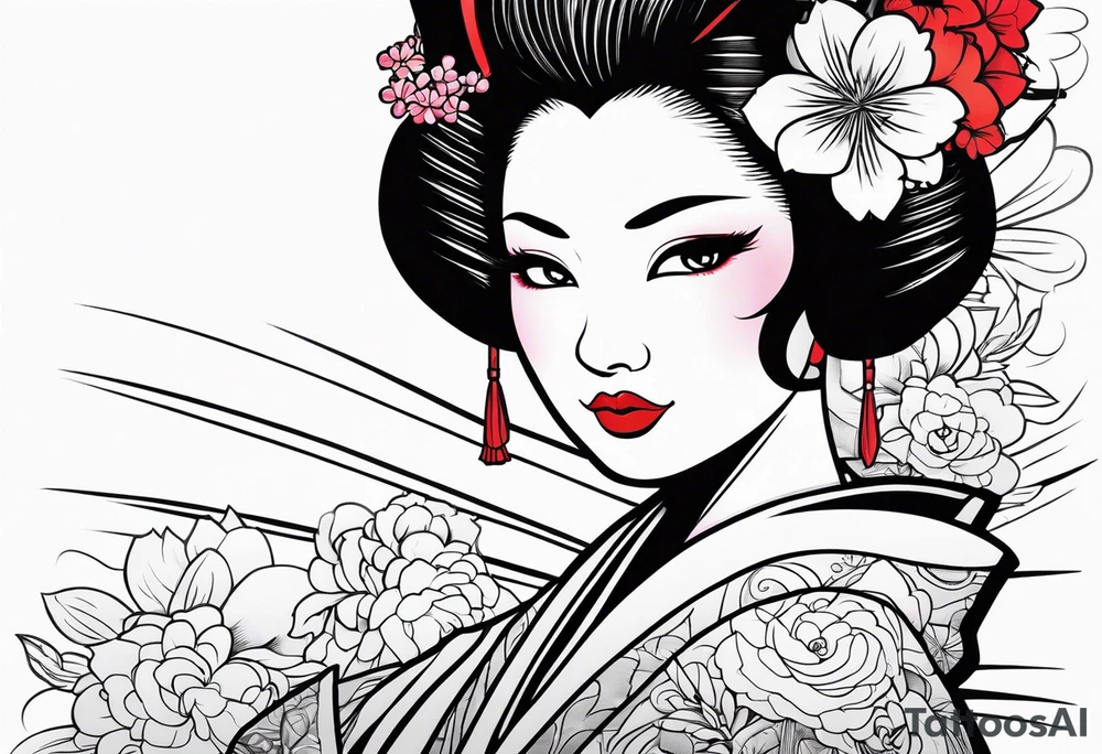 Geisha tattoo idea