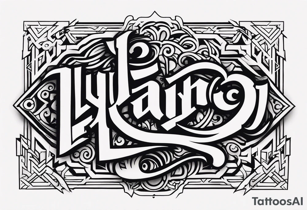LvLiang tattoo idea