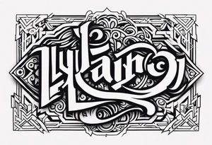 LvLiang tattoo idea