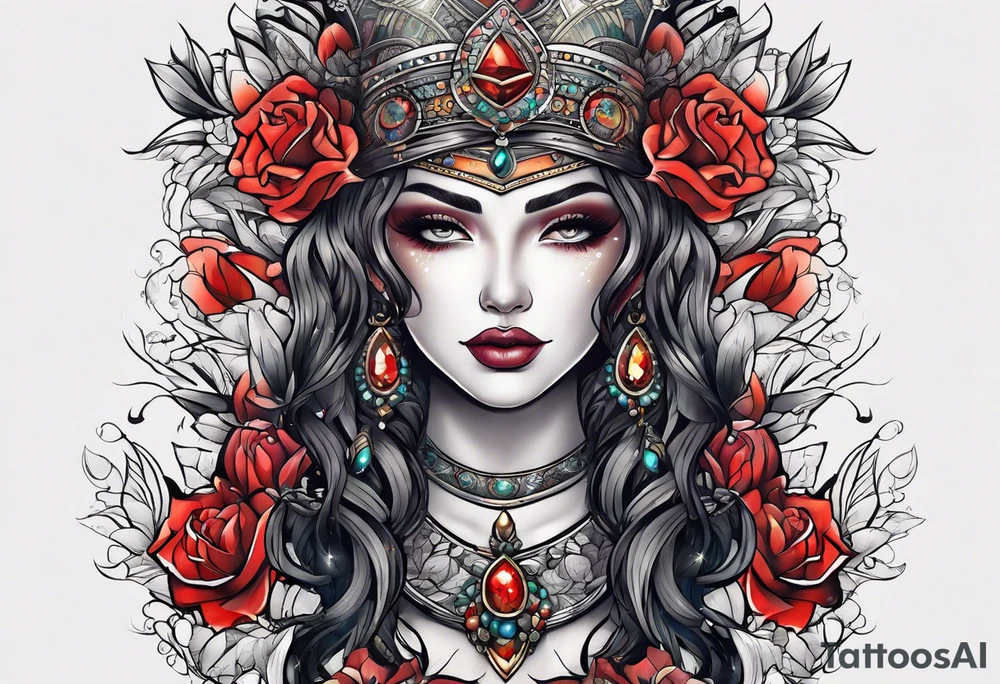 full body tattoo rectangle tattoo idea