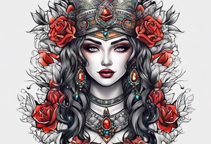 full body tattoo rectangle tattoo idea