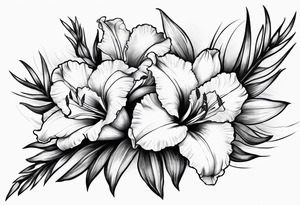 gladiolus tattoo idea