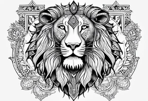 Morocco and lions tattoo idea