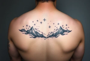 Night sky tattoo idea