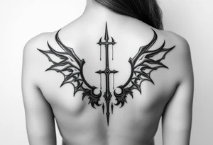 Classic scheme of Sephiroth tattoo idea