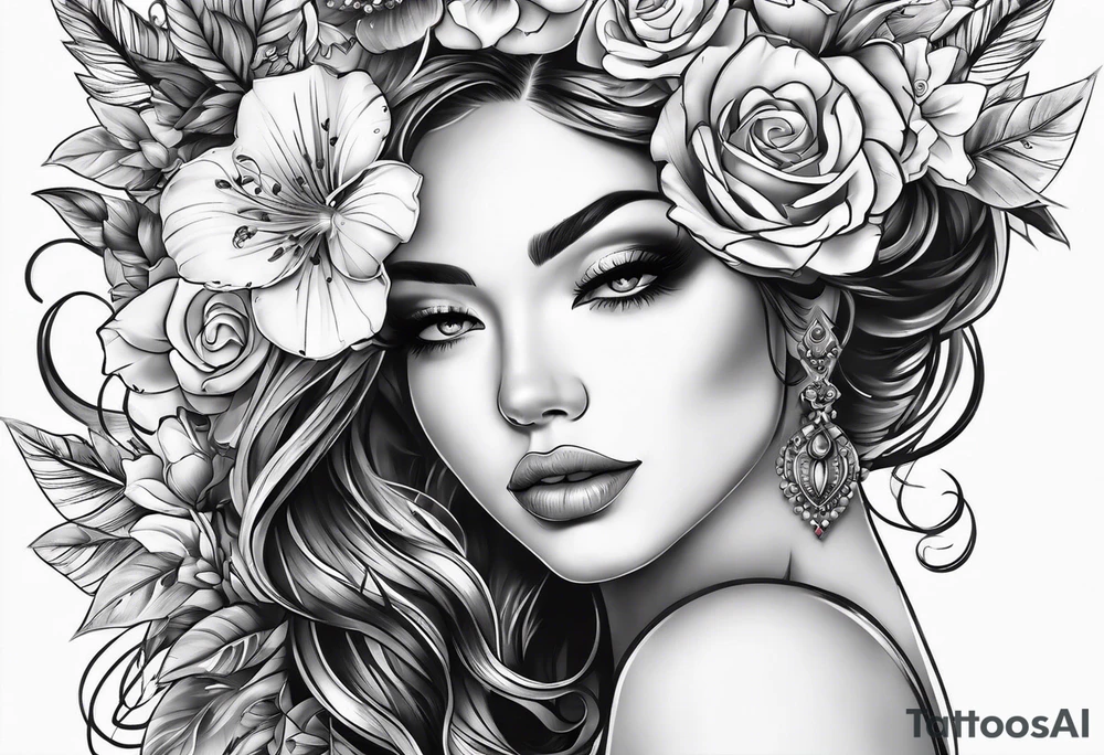 V style tattoo tattoo idea