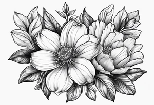 Birth flower for july tattoo idea