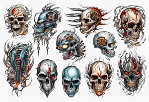 ripped skin tattoo idea