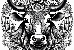 grab the bull by its horns tattoo idea