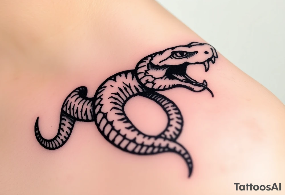 king snake tattoo idea