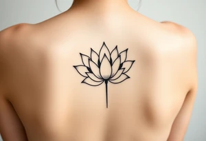 lotus flower frost tattoo idea