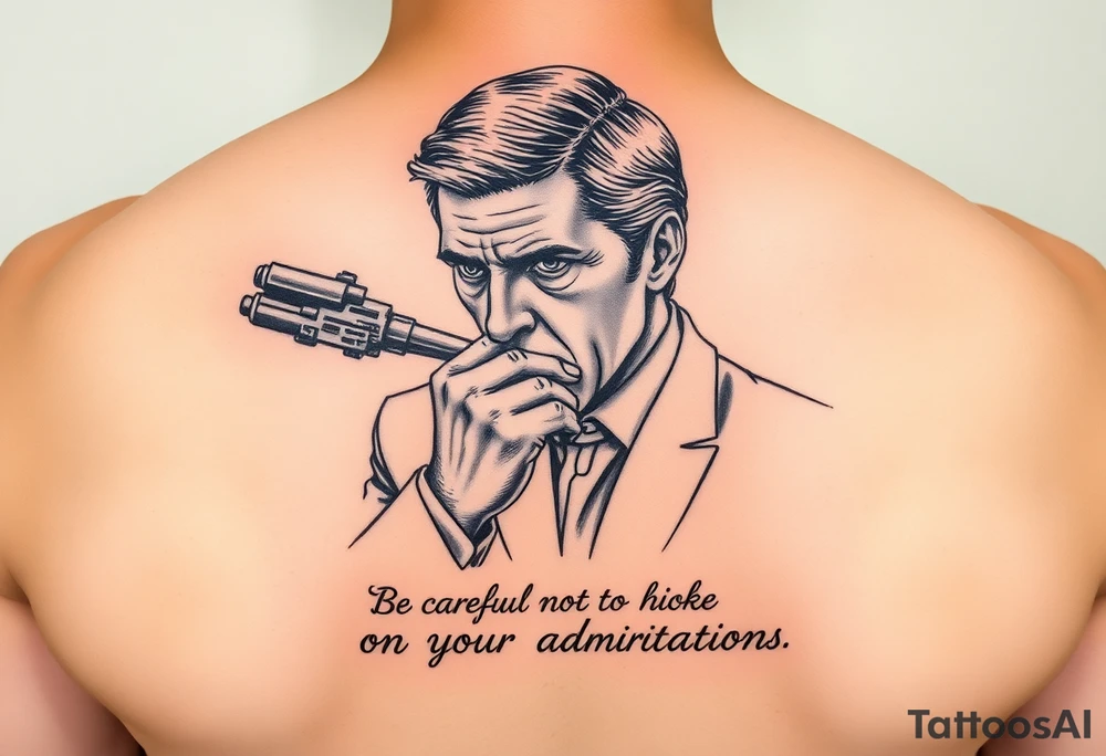 Force Choking Director Krennic, “Be Careful Not to Choke On Your Admirations.” tattoo idea