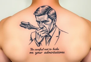 Force Choking Director Krennic, “Be Careful Not to Choke On Your Admirations.” tattoo idea