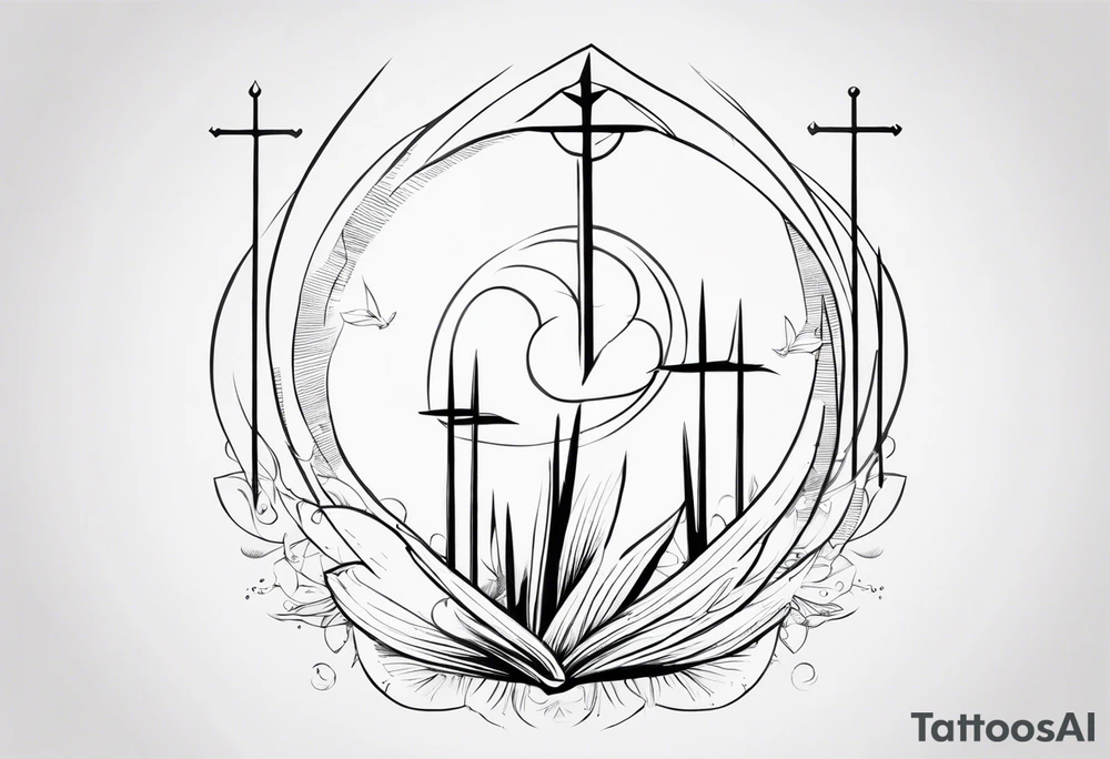 “God must increase, but I must decrease.” John 3:30 tattoo idea