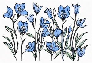 bluebell tattoo idea