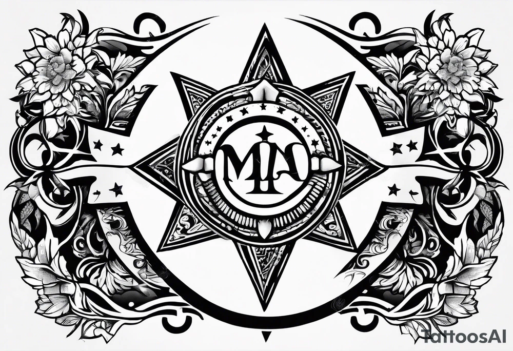 Star of Life with the slogan make every second count tattoo idea
