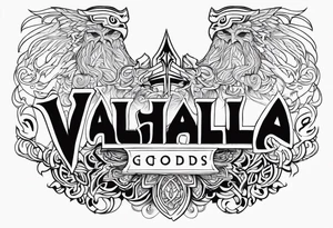 Valhalla fog gods tattoo idea