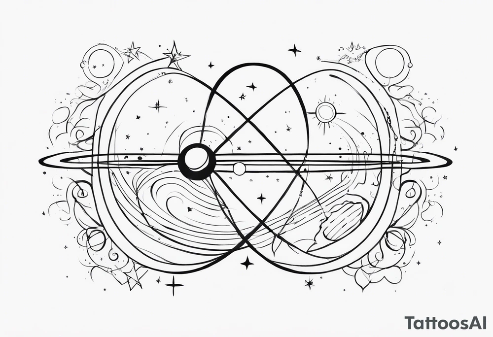 With all my heart and all my soul, to the end of the universe. To infinity and beyond tattoo idea
