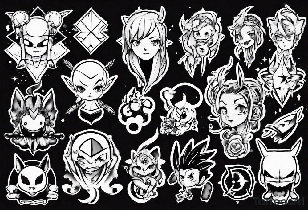 Anime tattoo idea